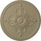 Ekena Millwork Milton Ceiling Medallion (Fits Canopies up to 7 7/8"), Hand-Painted Gobi Desert, 40 5/8"OD x 1 3/4"P CM40MIGDF - alternate 1